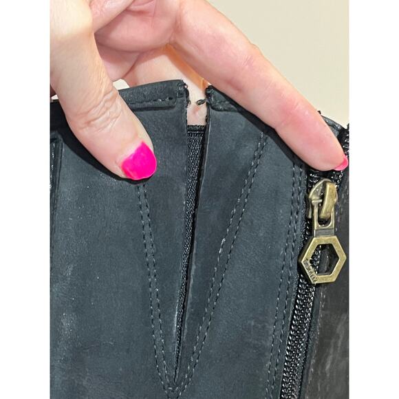 TIMBERLAND Earthkeepers Stoddard Leather Suede Tall Riding Boots Womens Size 10 - Picture 8 of 8